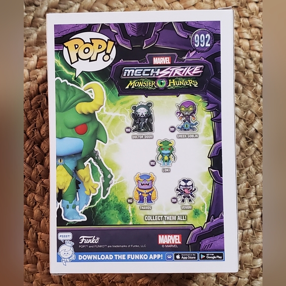 Funko Pop Marvel Mech Strike Monster Hunters 992 Loki - Picture 4 of 7